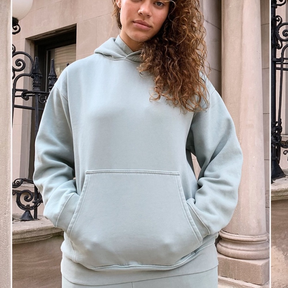 Aritzia TNA Light Blue Hoodie